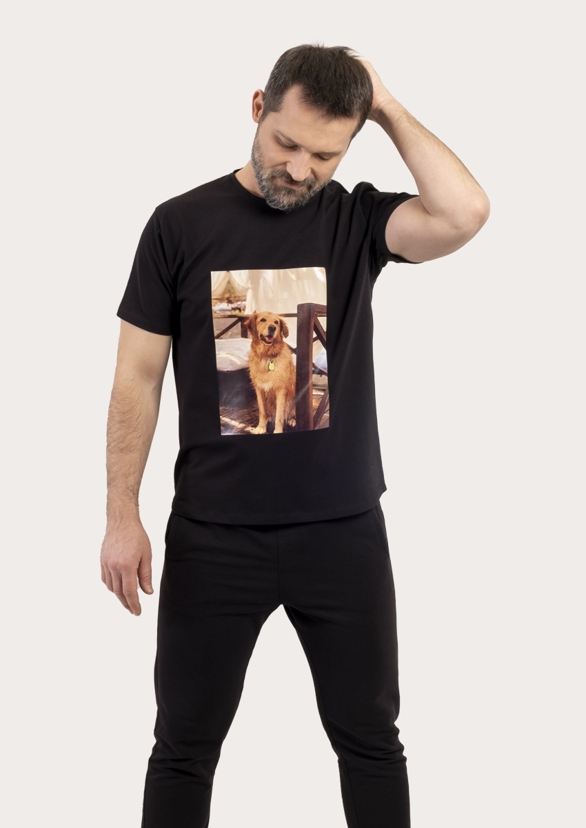 Köpek Baskılı T-Shirt