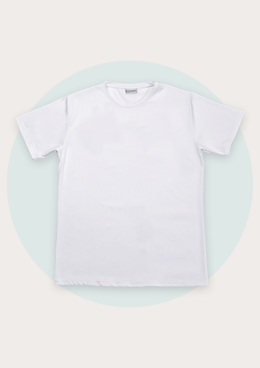Beyaz Kadın T-shirt Ön & Arka Baskı